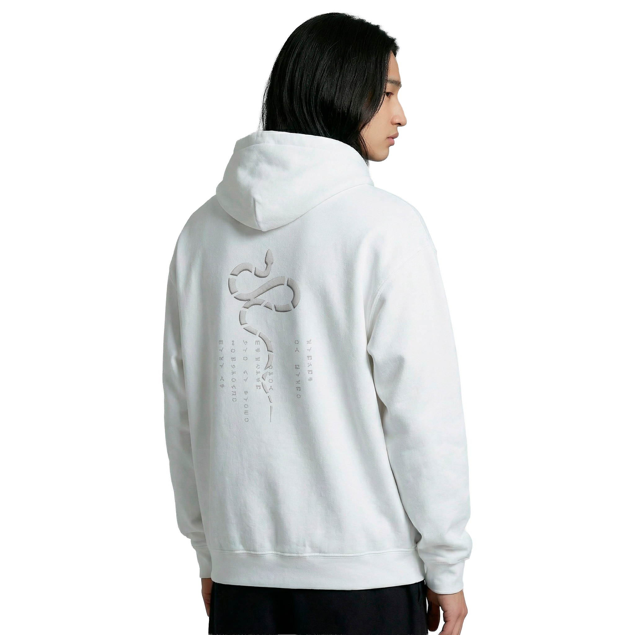 Unisex. Sudadera con capucha Sign & Snake