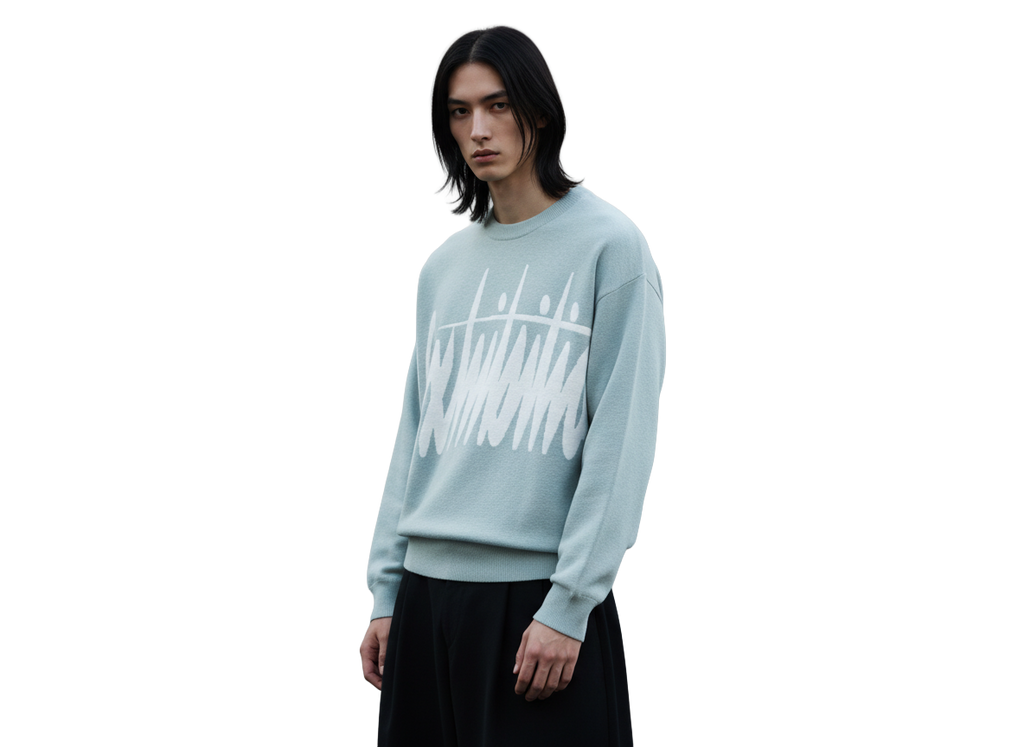 Unisex. Jersey holgado con cuello redondo